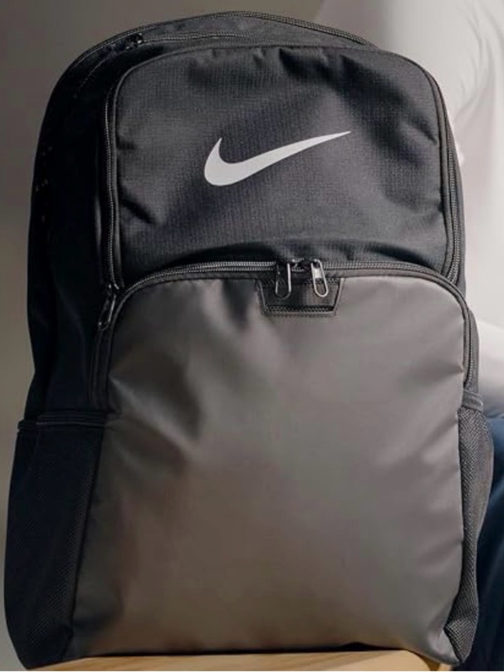 NWT - Nike Brasilia Gray 9.5 Training Backpack XL